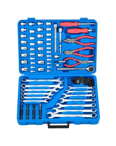 Genius Tools 117 Piece 1/4" & 3/8" Dr. Metric & SAE Tool Set - AC-23117