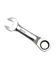 Genius Tools 16mm Stubby Combination Ratcheting Wrench - 760216