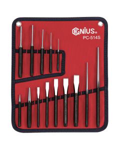 Genius Tools 14 Piece SAE Punch & Chisel Set - PC-514S