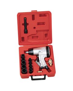 Genius Tools 16 Piece 1/2" Dr. Metric Air Impact Wrench Set - TF-416K1