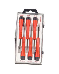 Genius Tools 6 Piece Micro-Tech Screwdriver Set - TL-506A 