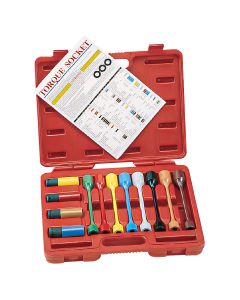 Genius Tools 12 Piece 1/2" Dr. Metric & SAE Car Wheel Torque Socket Set - TO-412MS