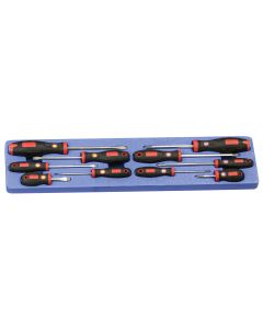 Genius Tools 10 Piece Combination Screwdriver Set - TS-5010