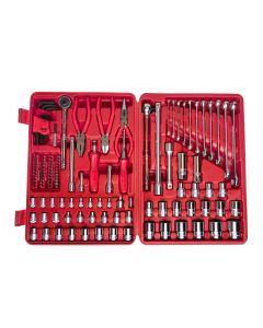 Genius Tools 125 Piece 1/4", 3/8" & 1/2" Dr. Metric Tool Set - AC-234125