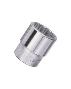 Genius Tools 3/8" Dr. 14mm Hand Socket (12-Point) - 333214