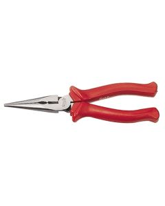 Genius Tools Chain Nose Pliers with Cutter, 8"L - 550804D