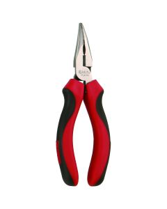 Genius Tools Bent Nose Pliers, 8"L Soft Handle - 550814S