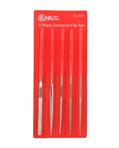 Genius Tools 5 Piece Diamond File Set - FL-0785