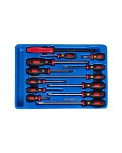 Genius Tools 13 Piece Slotted & Phillips Screwdriver Set - MS-013SP