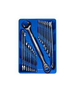 Genius Tools 20 Piece Metric Combination Wrench Set (Mirror Finish) - MS-020M