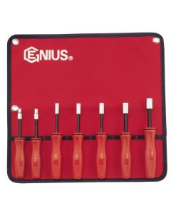 Genius Tools 7 Piece SAE Hex Nut Driver Set - ND-007S 