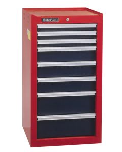 Genius Tools 20 Inch Side Cabinet with 8 Drawers 20" x 19" x 36" - TS-748