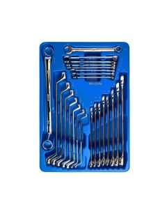 Genius Tools 24 Piece Metric Combination & Offset Box End Wrench Set (Mirror Finish) - MS-024M