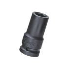 Genius Tools 1/2" Dr. 10mm Semi-Deep Thin Wall Impact Socket (CR-Mo) - 445210